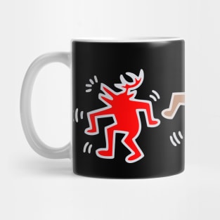 Dancing Animal Pop Art Mug